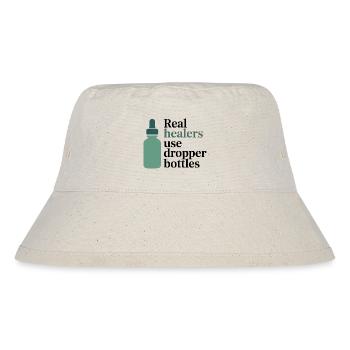 Homéopathie Real Healers Flacons compte-gouttes Profession - Bob recyclé Stanley/Stella - blanc naturel - Devant