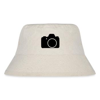 Kamera - Stanley/Stella recycelter Bucket Hat - Naturweiß - Vorne