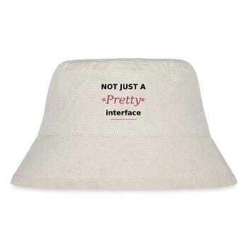 Not just a pretty Interface - UI/UX Tech Style - Stanley/Stella recycelter Bucket Hat - Naturweiß - Vorne