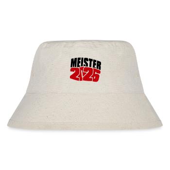 Meister 2026 Meisterschaft - Stanley/Stella recycelter Bucket Hat - Naturweiß - Vorne