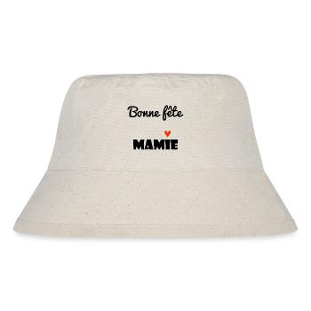 GRANNY. MAMMA. GRANDMOTHER. MOTHER'S DAY. PARTY - Stanley/Stella Recycled Bucket Hat - natural - Front