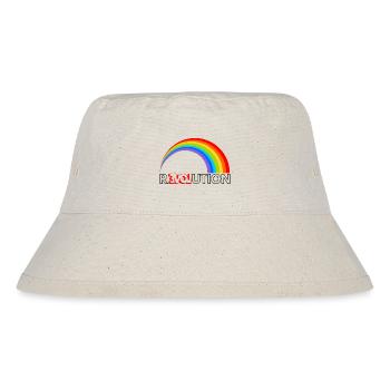 Revolution Love Rainbow - Stanley/Stella Recycled Bucket Hat - natural - Front