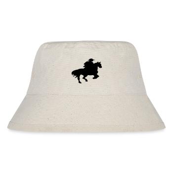 Cowboy Wilder Westen - Stanley/Stella recycelter Bucket Hat - Naturweiß - Vorne