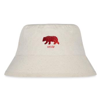 Erdbär - Stanley/Stella recycelter Bucket Hat - Naturweiß - Vorne