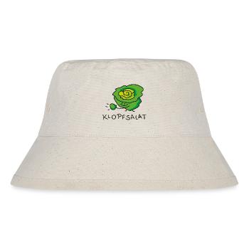 Salat lustig - Stanley/Stella recycelter Bucket Hat - Naturweiß - Vorne