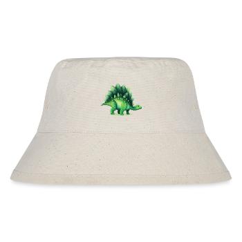 Dinosaur Stegosaurus Green Lizard Gift - Stanley/Stella Recycled Bucket Hat - natural - Front