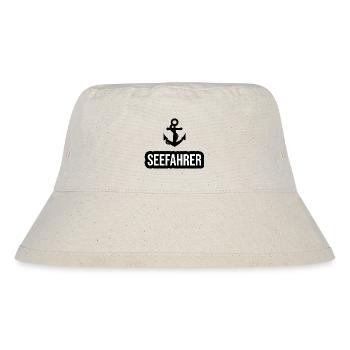 Seafarers Anchor Captain Boat Owners Boating - Stanley/Stella Recycled Bucket Hat - natural - Front