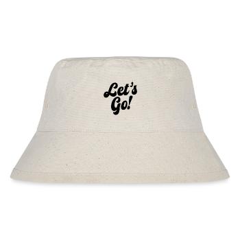 Lets Go - Stanley/Stella Recycled Bucket Hat - natural - Front