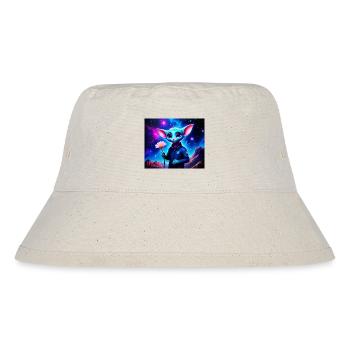 Wonky Maus - Stanley/Stella recycelter Bucket Hat - Naturweiß - Vorne