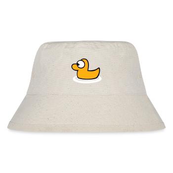Badeente Quietscheente Wasser Vogel süß niedlich - Stanley/Stella recycelter Bucket Hat - Naturweiß - Vorne