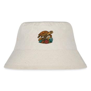 sea turtle - Stanley/Stella Recycled Bucket Hat - natural - Front