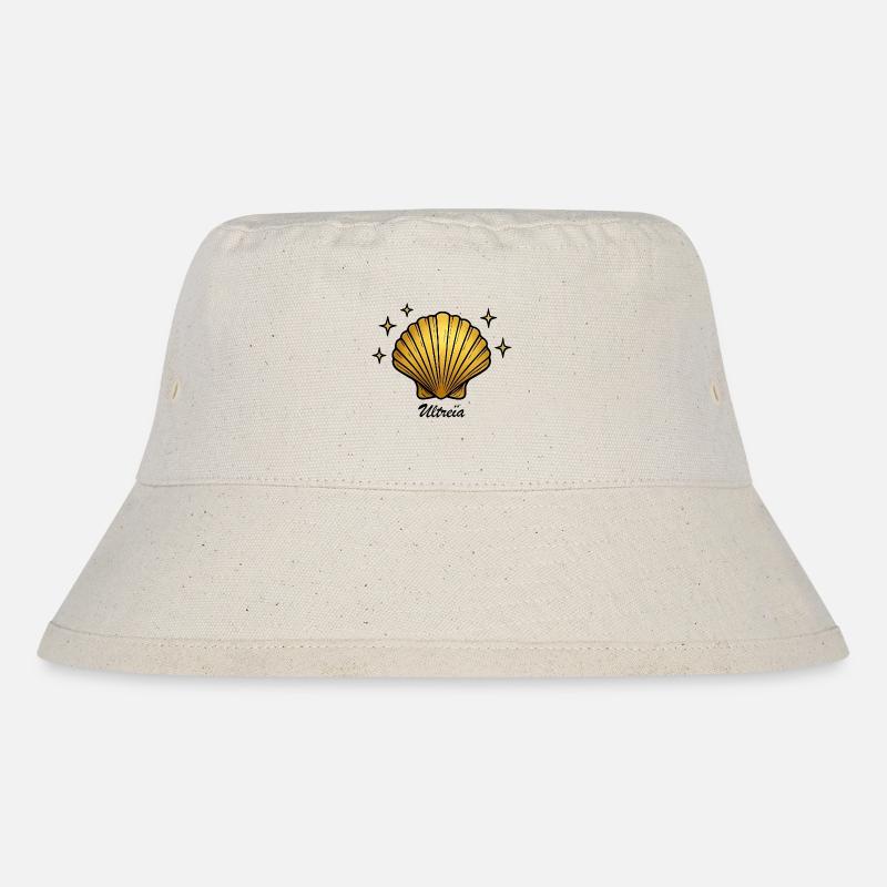 Coquille saint-jacques chemin de Compostelle - Bob recyclé Stanley/Stella - blanc naturel