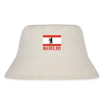 Graphique du drapeau de l’ours de Berlin - Bob recyclé Stanley/Stella - blanc naturel - Devant