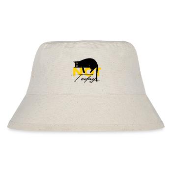 Cat Not Today Funny Saying - Stanley/Stella Recycled Bucket Hat - natural - Front