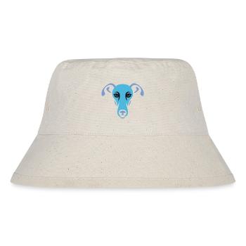 Windhund, Galgo - Stanley/Stella recycelter Bucket Hat - Naturweiß - Vorne