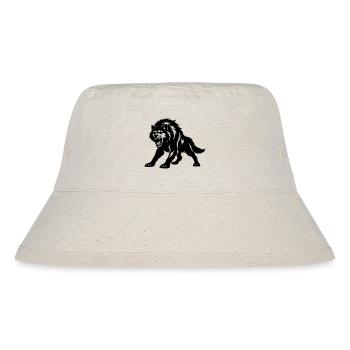 Wolf Silhouette - Stanley/Stella Recycled Bucket Hat - natural - Front