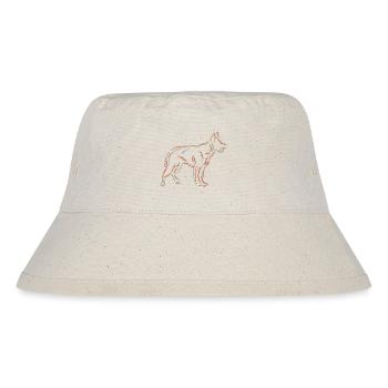 Schäferhund Zeichnung - Stanley/Stella recycelter Bucket Hat - Naturweiß - Vorne