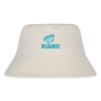 Geschenk für Kiano - Stanley/Stella recycelter Bucket Hat - Naturweiß - Vorne