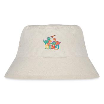 Dino - Stanley/Stella recycelter Bucket Hat - Naturweiß - Vorne
