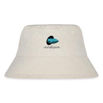 out of space: Wal Weltall Sternenhimmel Galaxy - Stanley/Stella recycelter Bucket Hat - Naturweiß - Vorne
