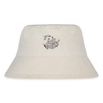 binary code - Stanley/Stella Recycled Bucket Hat - natural - Front