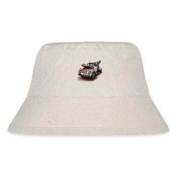 Altes Auto - Stanley/Stella recycelter Bucket Hat - Naturweiß - Vorne