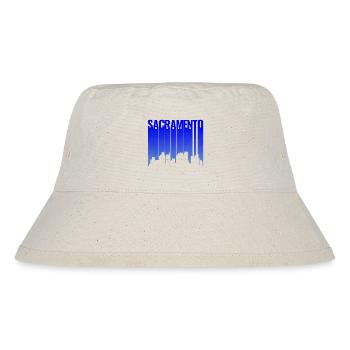 Sacramento Hang-Skyline Silhouette - Stanley/Stella recycelter Bucket Hat - Naturweiß - Vorne