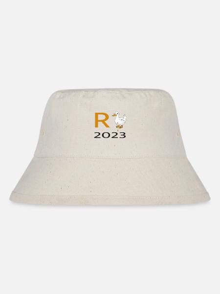 Rente Ente 2023 - Stanley/Stella recycelter Bucket Hat - Naturweiß