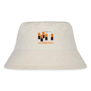 AA Meeting Batteries - Stanley/Stella Recycled Bucket Hat - natural - Front