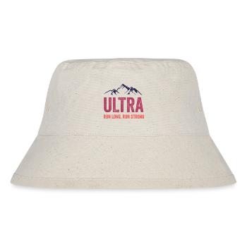 Ultra Running - Run Long. Courez fort. - Bob recyclé Stanley/Stella - blanc naturel - Devant