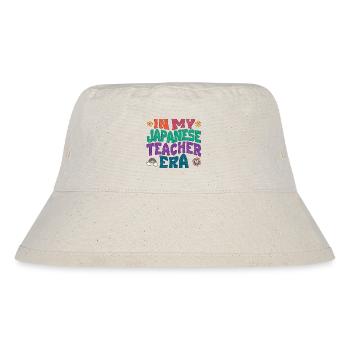 in my japanese teacher era - Stanley/Stella Recycled Bucket Hat - natural - Front