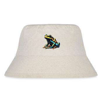 Frosch - Stanley/Stella recycelter Bucket Hat - Naturweiß - Vorne