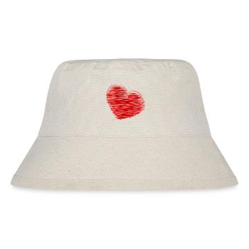 PAAR. ICH HABE GERADE GEHEIRATET. Junggesellinnenabschied. VALENTINSTAG. LIEBE. - Stanley/Stella recycelter Bucket Hat - Naturweiß - Vorne