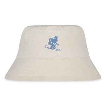 Affe Gorilla Schimpanse Ski Silhouette Design - Stanley/Stella recycelter Bucket Hat - Naturweiß - Vorne