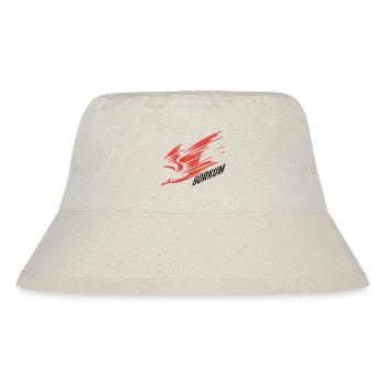 Borkum Sturzflug Tiefflieger Möwe Urlaub T-Shirt - Stanley/Stella recycelter Bucket Hat - Naturweiß - Vorne