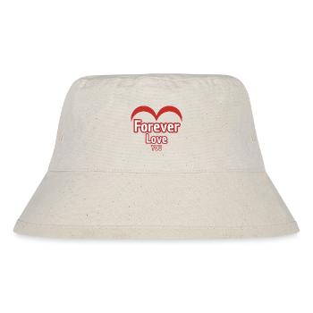 Für immer in dich verliebt - Stanley/Stella recycelter Bucket Hat - Naturweiß - Vorne