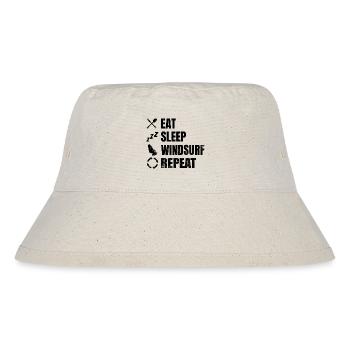 Eat Sleep Windsurfing Repeat - Stanley/Stella Recycled Bucket Hat - natural - Front