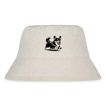 Welsh Corgi - Stanley/Stella Recycled Bucket Hat - natural - Front