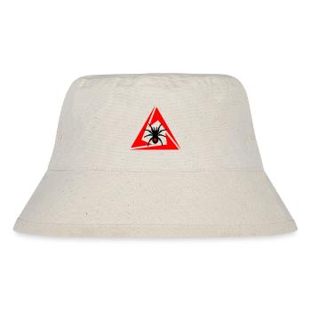 Spinne - Stanley/Stella recycelter Bucket Hat - Naturweiß - Vorne