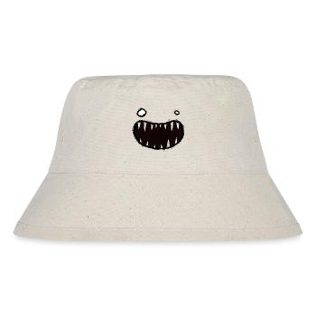 aaargh 03 Monstermaul - Stanley/Stella recycelter Bucket Hat - Naturweiß - Vorne