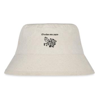 Mundus sine papis - Stanley/Stella Recycled Bucket Hat - natural - Front