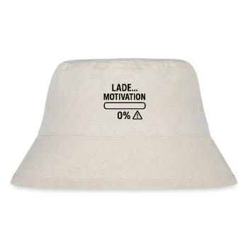 Motivationsbalken auf Null - Stanley/Stella recycelter Bucket Hat - Naturweiß - Vorne