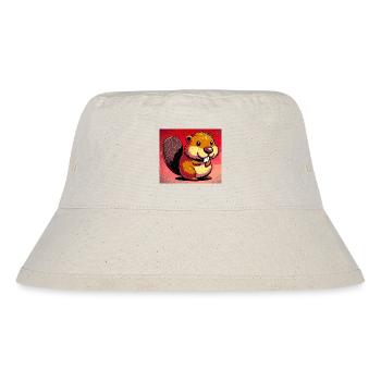Bieber - Stanley/Stella recycelter Bucket Hat - Naturweiß - Vorne