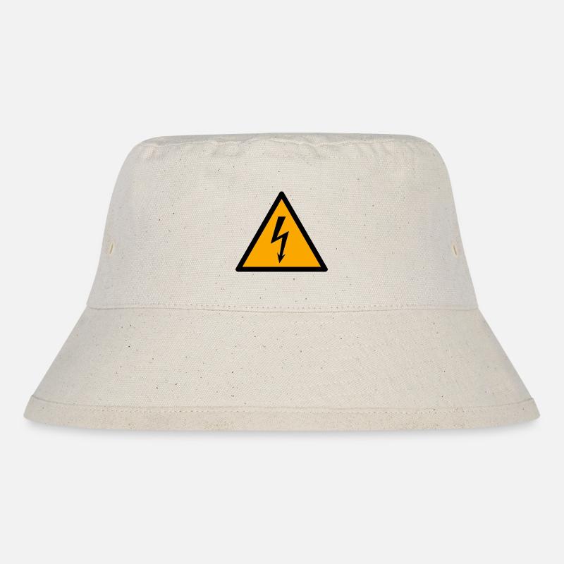 Unter Spannung - Stanley/Stella recycelter Bucket Hat - Naturweiß