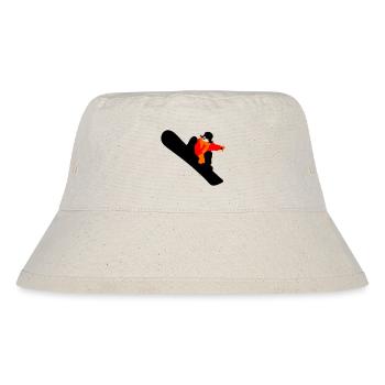 Snowboard - Stanley/Stella recycelter Bucket Hat - Naturweiß - Vorne