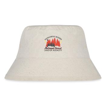 iwishabish woods vintage look - Stanley/Stella recycelter Bucket Hat - Naturweiß - Vorne
