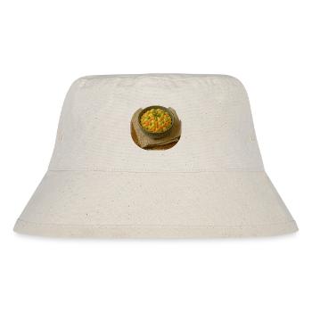 Olivje Salat - Stanley/Stella recycelter Bucket Hat - Naturweiß - Vorne