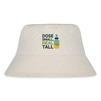 Homeopathy Dose Small Heal Tall Professional  - Stanley/Stella Recycled Bucket Hat - natural - Front