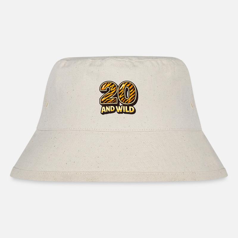Rayures de tigre des vingt et sauvages - Bob recyclé Stanley/Stella - blanc naturel