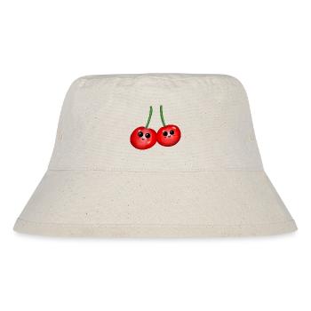 Fruits Cherry Cherries Fruit Fruit - Stanley/Stella Recycled Bucket Hat - natural - Front